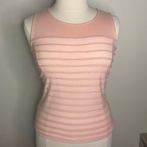 Sleeveless Pink Ann Taylor Blouse